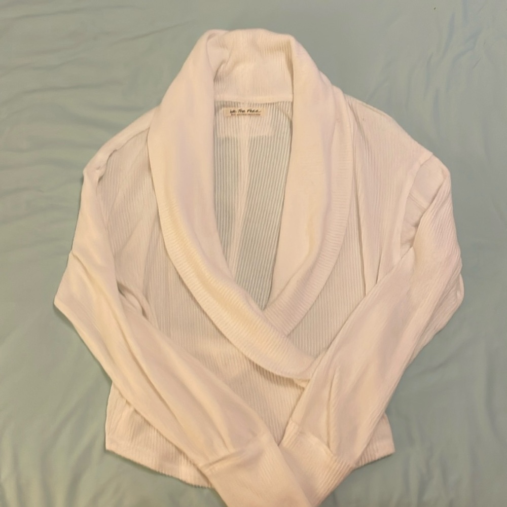 We the Free sweater. White, Small.